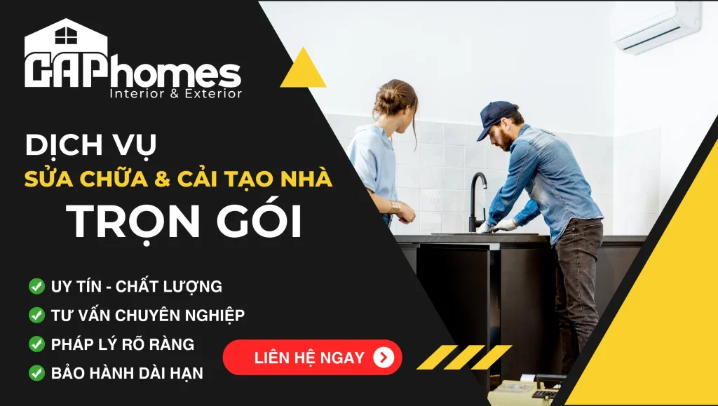 Dịch vụ sửa chữa cải tạo nhà trọn gói