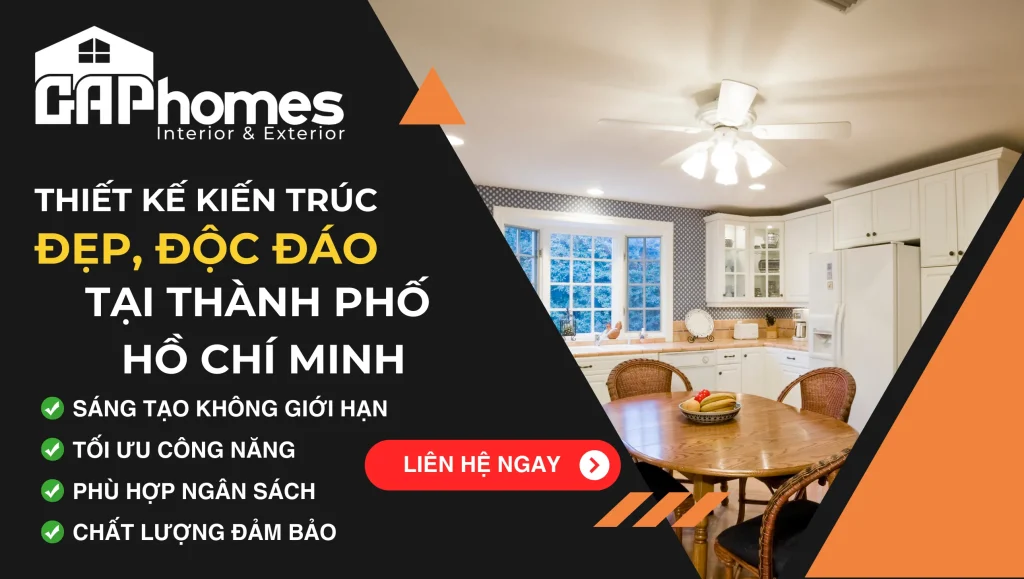 Thiết kế kiến trúc đẹp, độc đáo tại thành phố Hồ Chí Minh